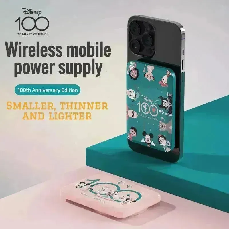 Disney QS C02 100th Anniversary Wireless Power Bank