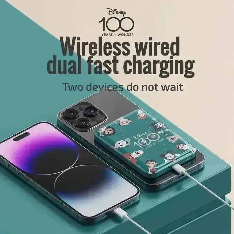 Disney QS C02 100th Anniversary Wireless Power Bank