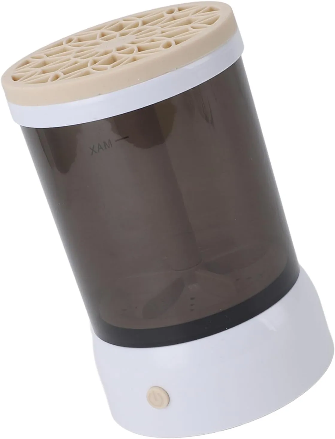 Electric Makeup Brush Cleaner, Cosmetic Brush Cleaner Machine Portable for Travel (Khaki)