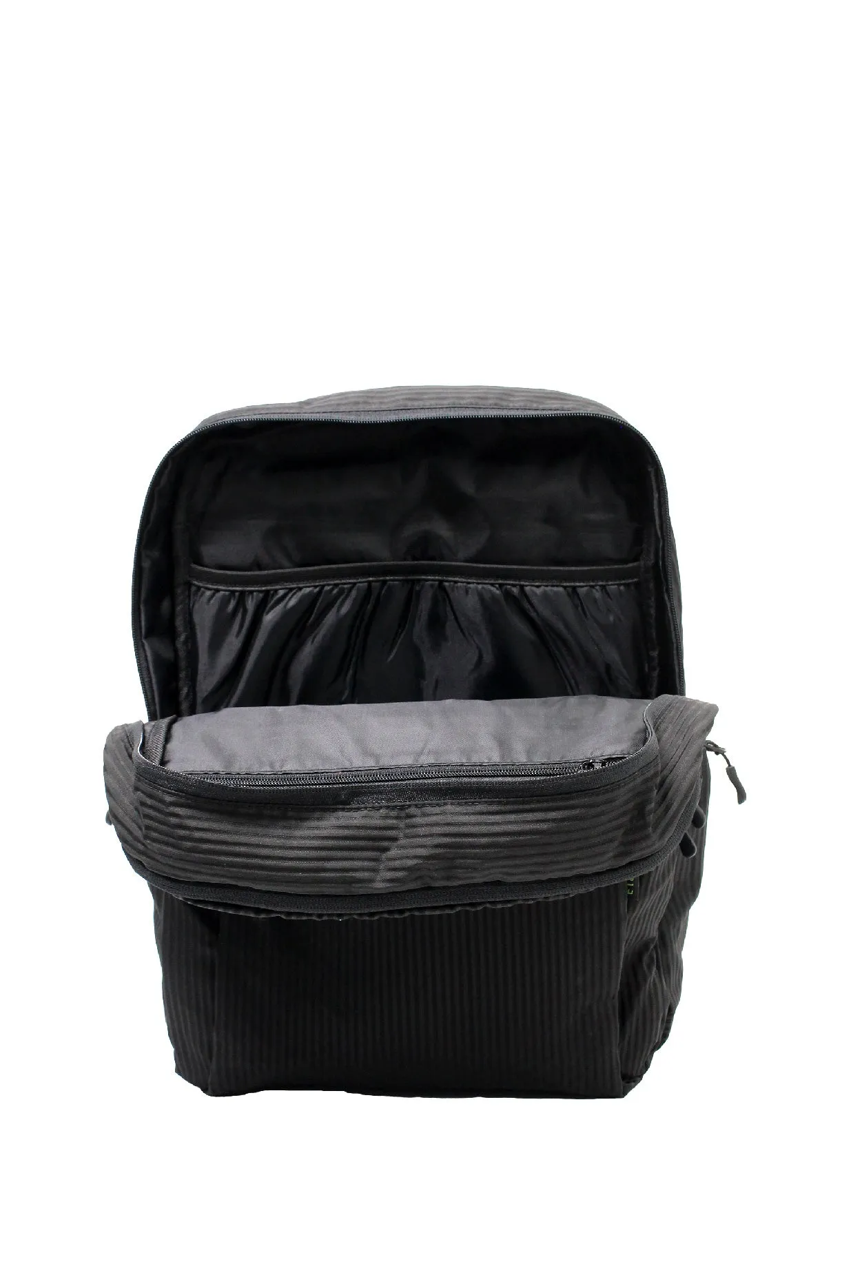 ELEPH OTTO PLEAT BACKPACK : BLACK