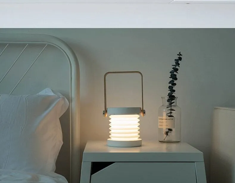 Elijah Lantern Portable LED Night Light, USB Rechargeable