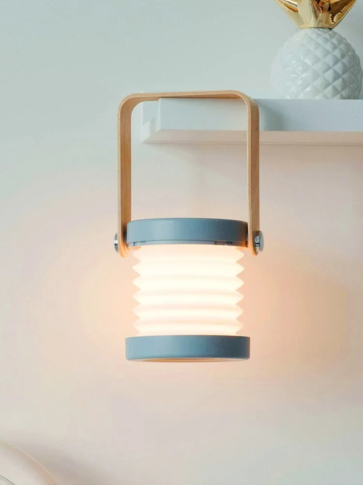 Elijah Lantern Portable LED Night Light, USB Rechargeable