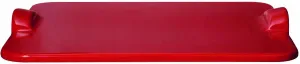 Emile Henry Rectangular Pizza Grill/Oven Stone, 19.6" x 14.0", Burgundy