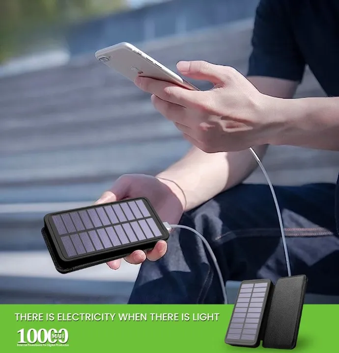 Energy Convenient Bank MP-10000 Solution Your Sustainable Solar Airox Power Solar Retro-inspired -