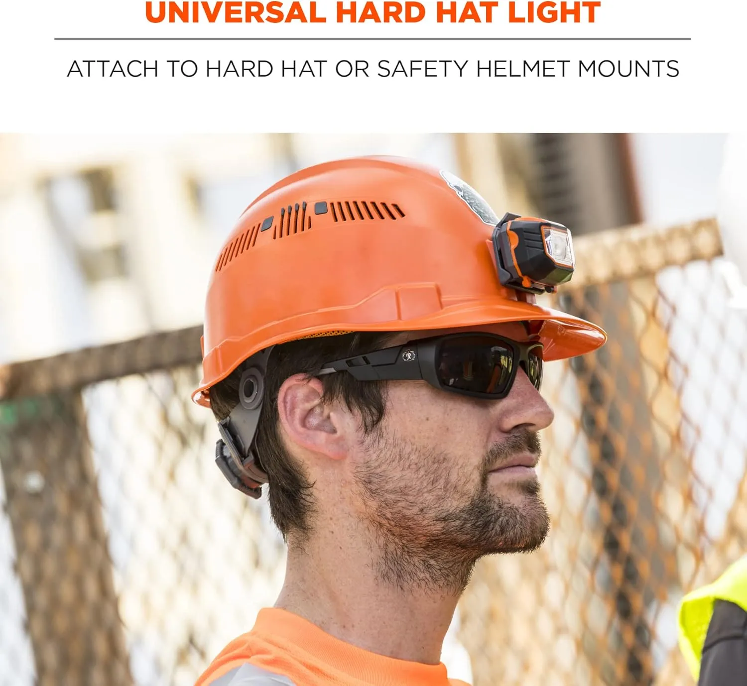 Ergodyne - 60191 Hard Hat Headlamp, Skullerz 8981, Orange