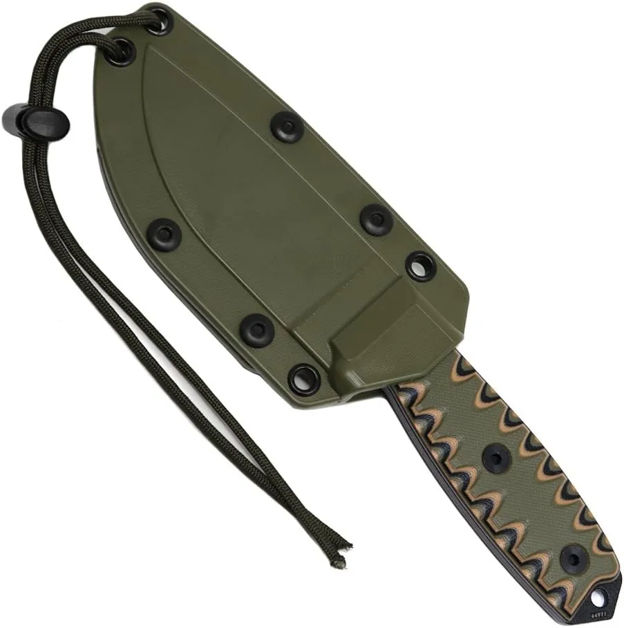 ESEE 3P Survival Fixed Blade Knife, OEM Sawtooth Handle Design