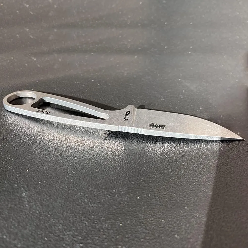 ESEE Izula Fixed Blade Knife w/Molded Polymer Sheath and Clip Plate