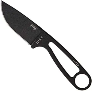 ESEE Izula Fixed Blade Knife w/Molded Polymer Sheath and Clip Plate