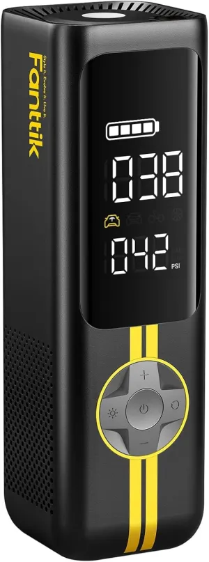 Fanttik X8 APEX EV Tire Inflator Portable Air Pump, 2X Faster Inflation, 150PSI Cordless Air Compressor with Powerful Battery, Fits Electric Cars, Cars, Motorcycles, Bikes, Balls