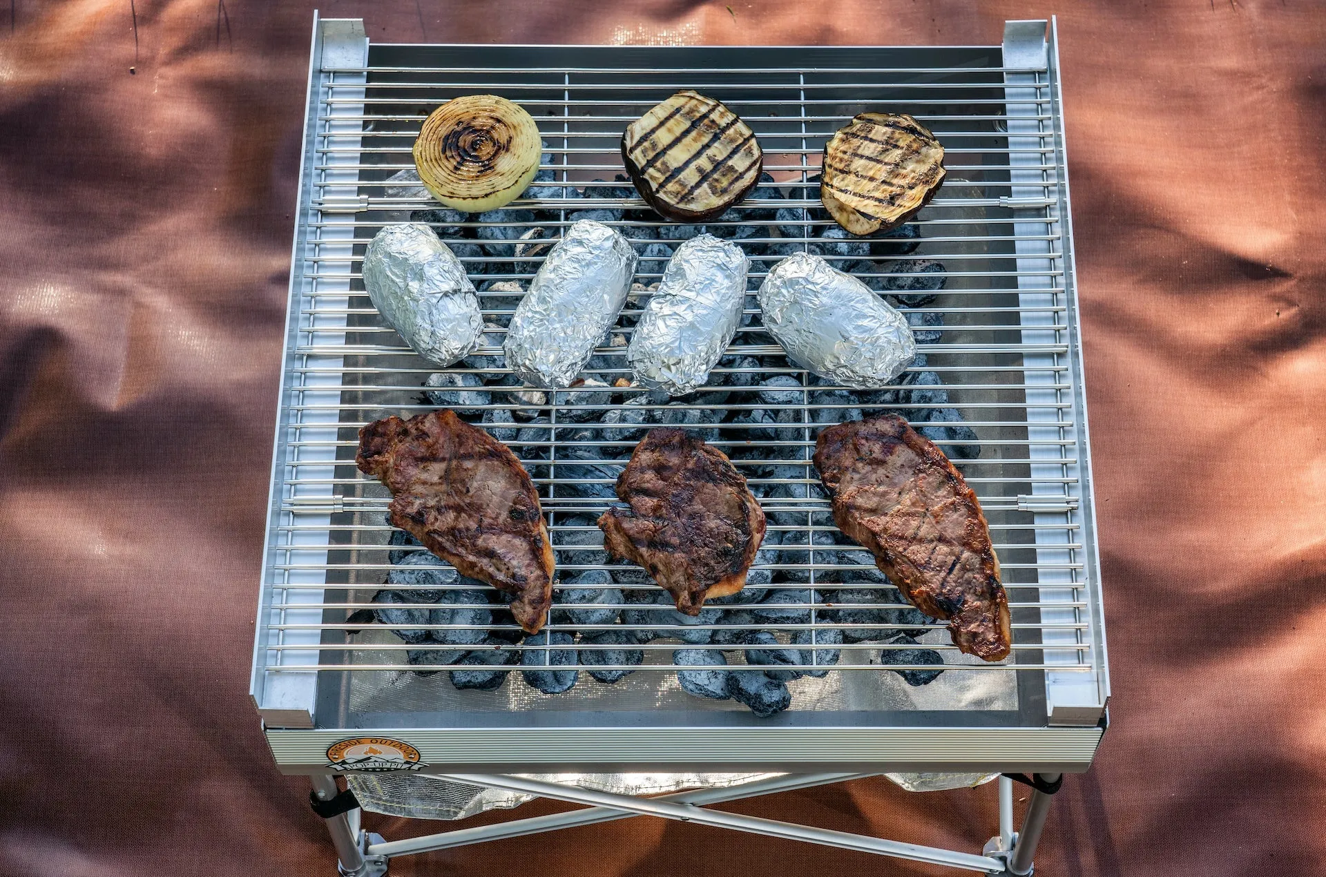 Fireside Outdoor Quad-Fold Grill Grate