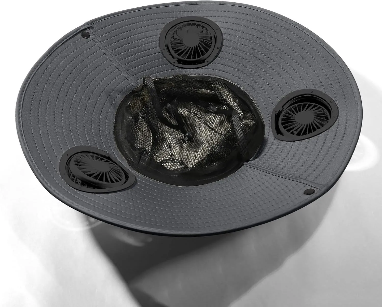 Fishing hat, Solar Powered Fan Hat, Wide Brim Solar Hats Outdoor Fishing, Removable USB Charging Fan 2025