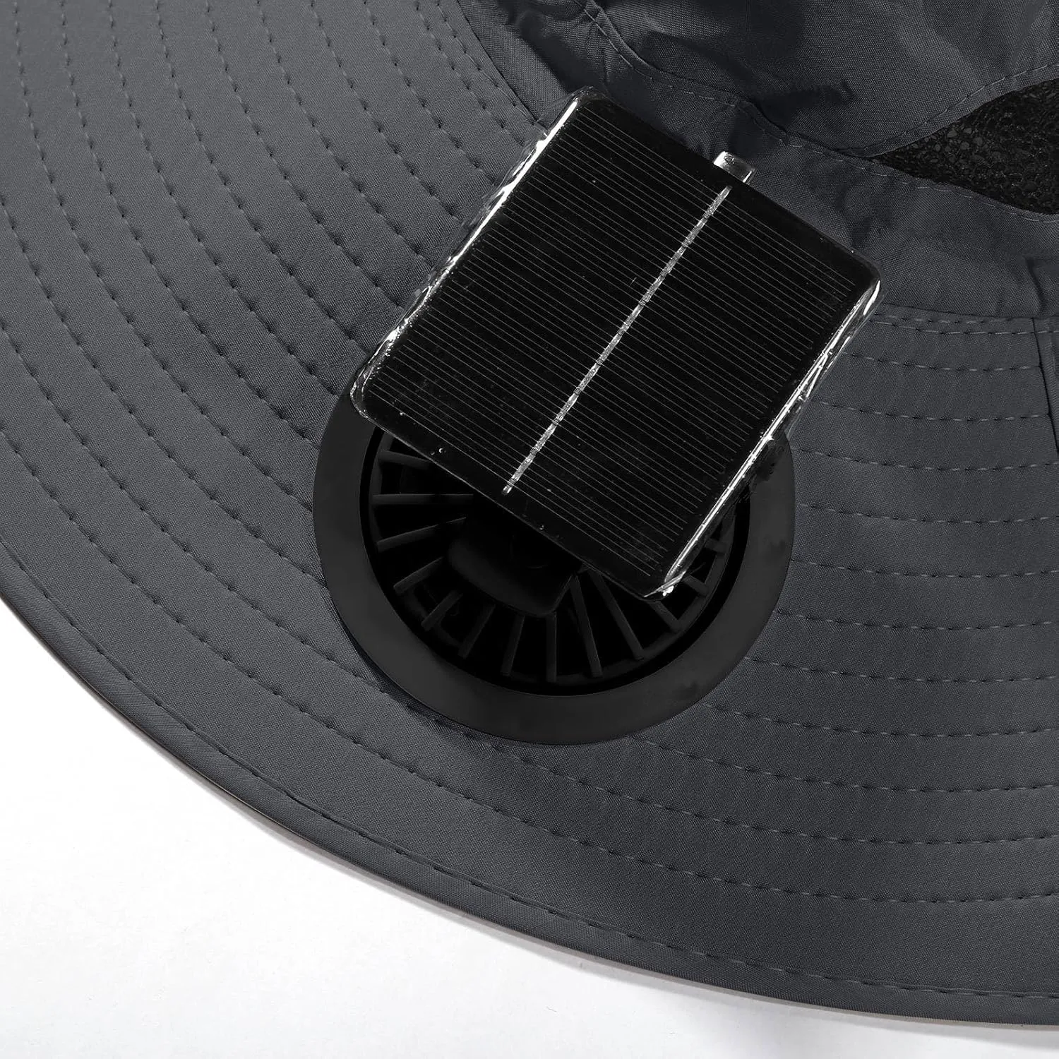 Fishing hat, Solar Powered Fan Hat, Wide Brim Solar Hats Outdoor Fishing, Removable USB Charging Fan 2025