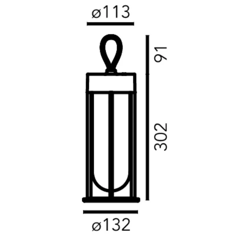 Flos In Vitro Unplugged Portable Lamp