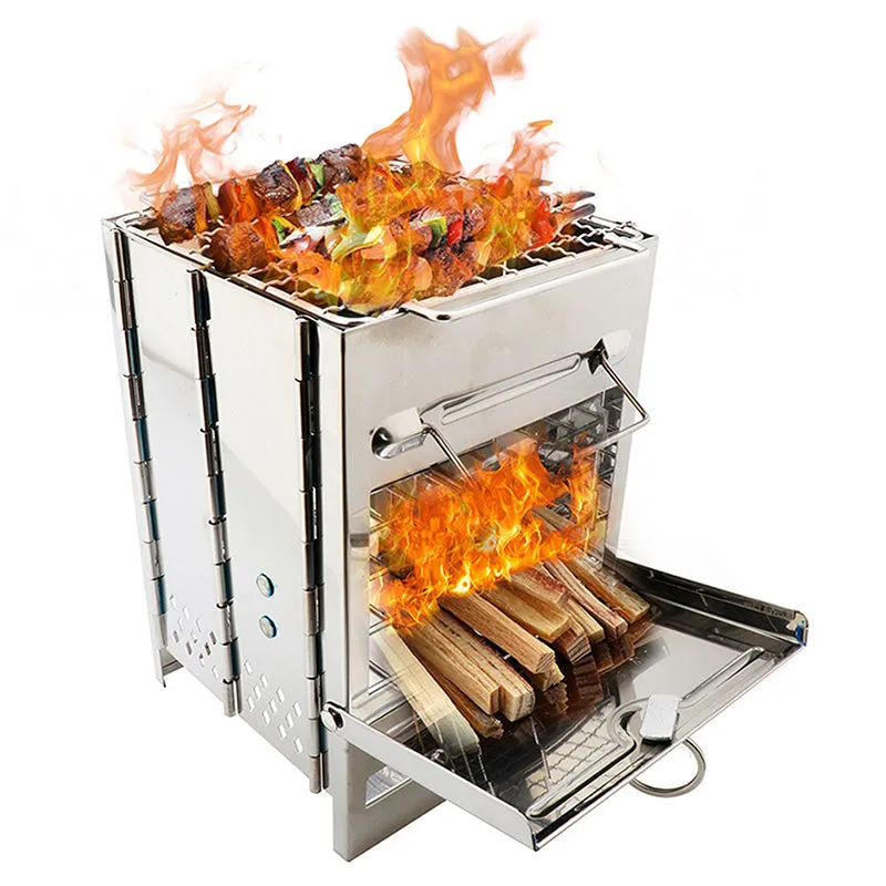 Foldable BBQ Grill for Outdoor Camping