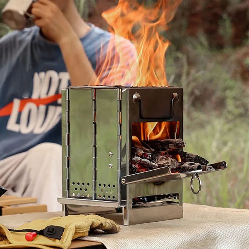 Foldable BBQ Grill for Outdoor Camping
