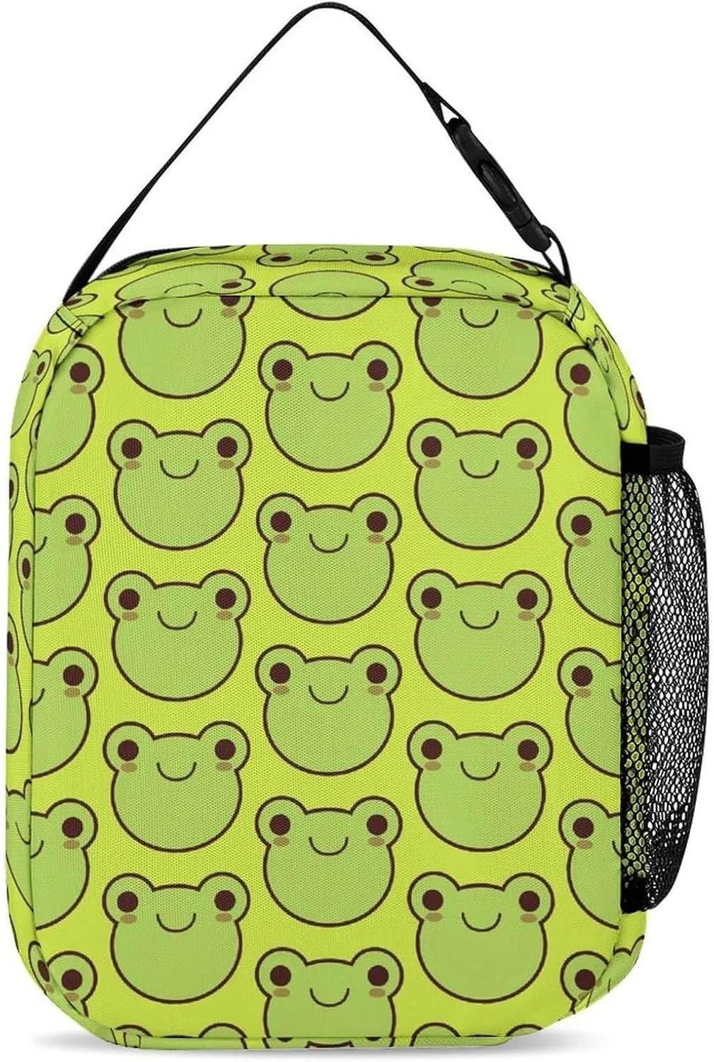 Frog Backpack with Lunch Box & Pencil Case for Kids Girls Boys School, 16 Inch Cute Frogs Bookbag, School Backpack for Students Children, Lightweight, Large Capacity