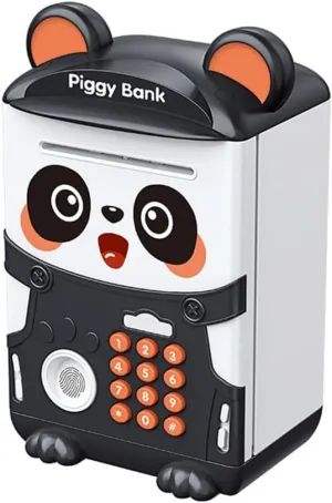 Fun Child Electric Piggy Bank Toy for Kids Cute Table Craft Money Saving Savings Box Coin Bank Piggy Bank for Kids Adults