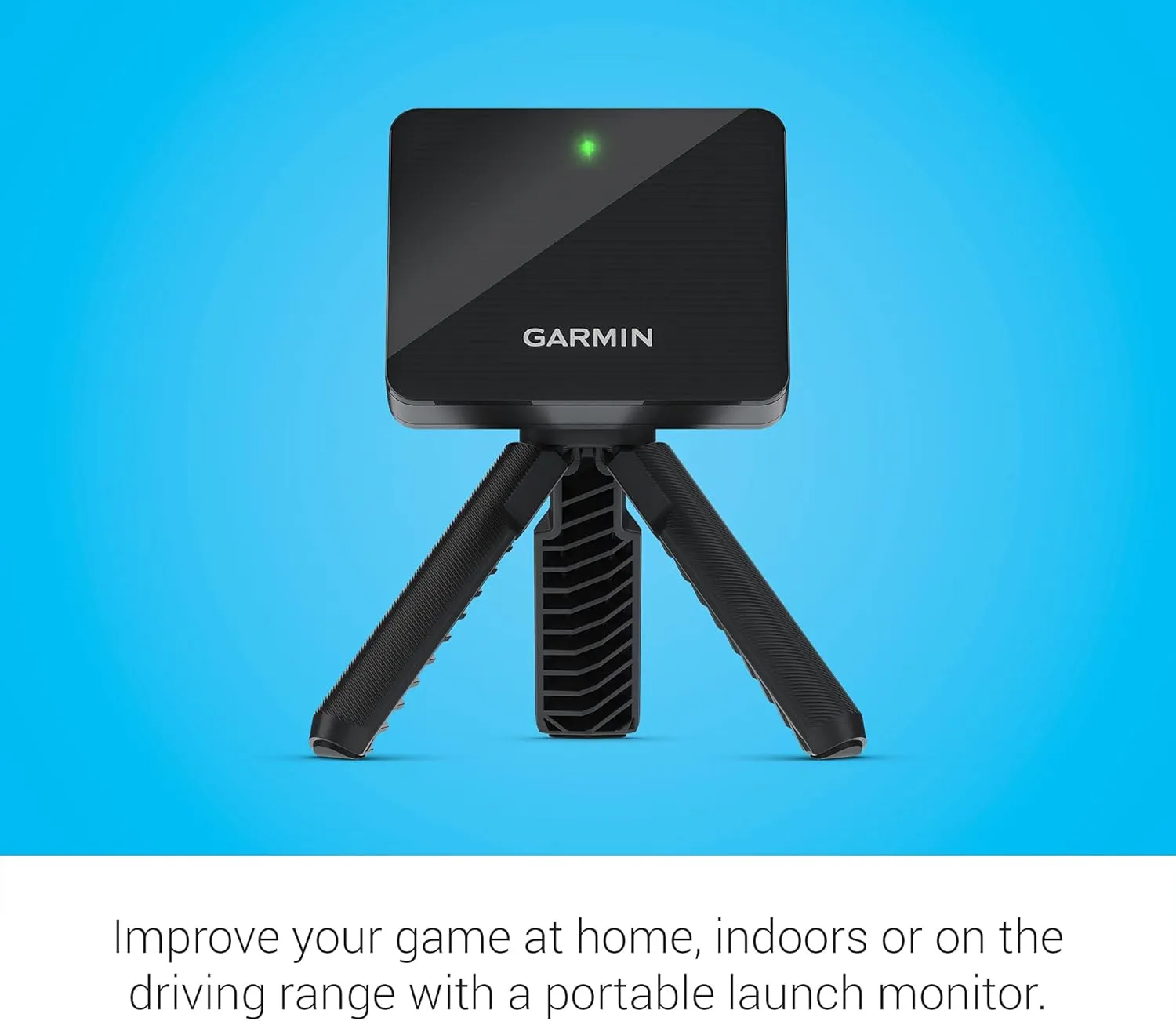 Garmin Approach R10 Portable Golf Launch Monitor | Take Your Game Home or Practice at The Driving Range | Track Metrics, Record Video or Play 43,000  Courses with Signature Series Power Bundle