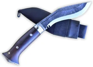 GK&CO. Kukri House Genuine Kukri/Khukuri- 5" Black (Rust Free) Blade Panawal Khukuri- Handmade Factory in Nepal.