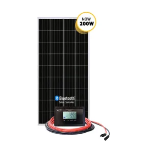 Go Power Overlander 200W Solar Kit with 30A Bluetooth Controller