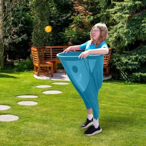 Granny Pants Yard Game Set, Funny Giant Outdoor Party Game, Durable Freaky Party Games Pants with 2 Bouncy Balls, Large Bean Bag Toss Can, Tossing Holder, Family Reunion Game