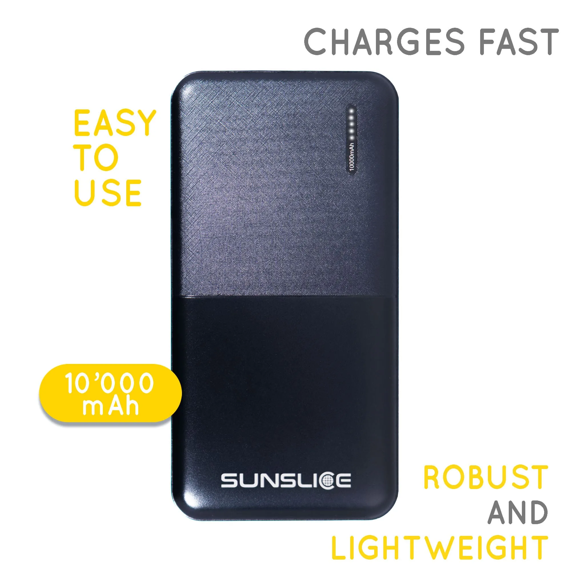 Gravity 10'000 mAh - Fast Portable Power Bank