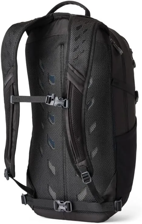 Gregory Nano 20L Unisex Day Hiking/Commuter/Active Travel Backpack, Breathable Backpanel, Hydration Port, One Size Fits All, Optic Black