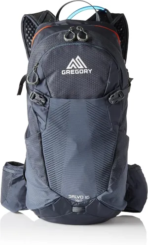Gregory Salvo 16 H2O Unisex Day Hiking/Hydration/Mountain Biking Backpack, One Size Fits All, Spark Navy