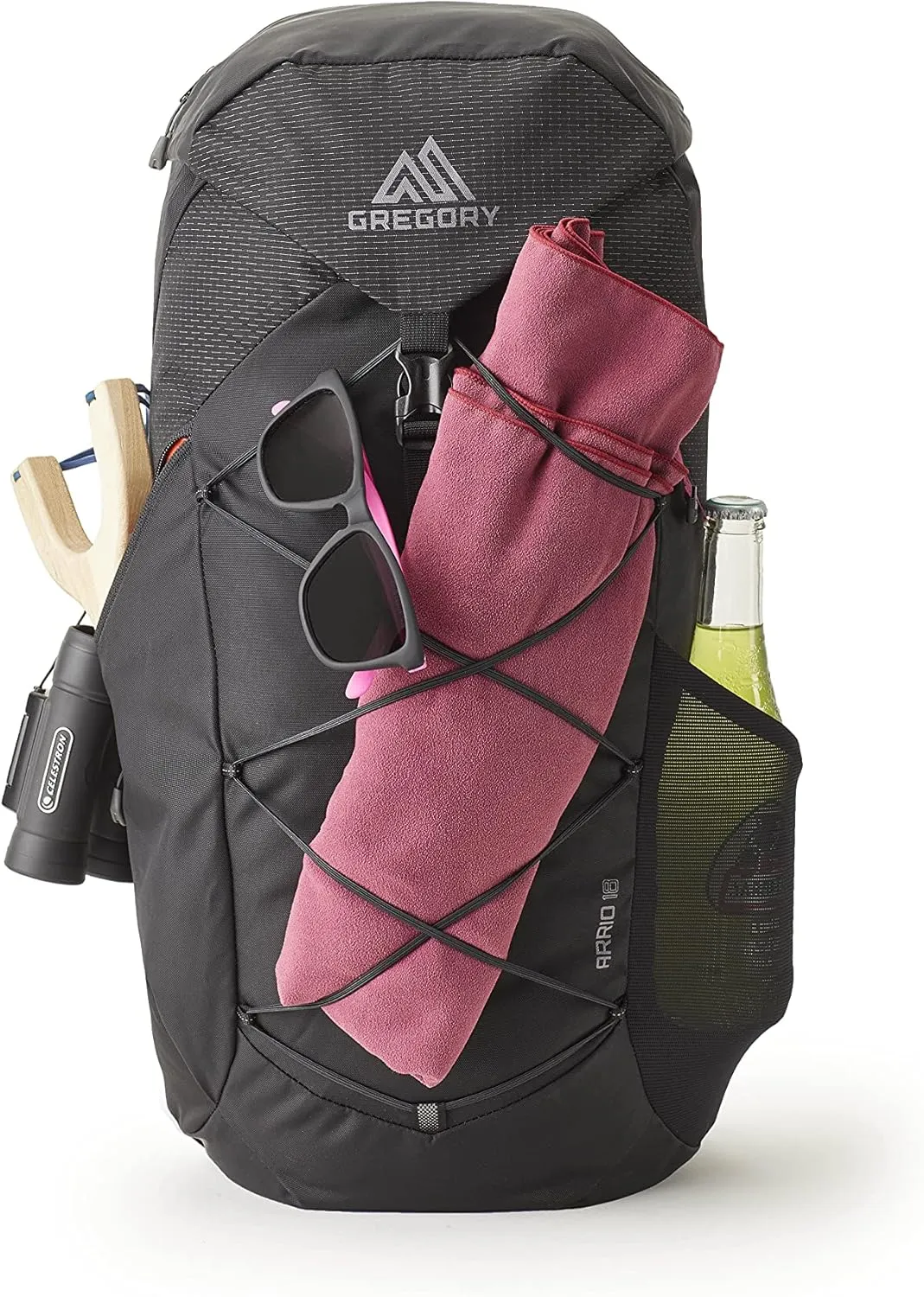 Gregory Unisex's 136973/7409 Freespan-Arrio 18, (Flame Black), 52 x 17 x 27