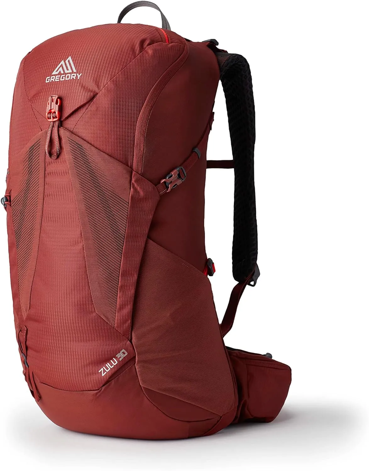Gregory Zulu 30L Unisex Hiking/Backpacking Pack, Freefloat Hipbelt, Internal Hydration Sleeve For Water Bladder, (Reservoir Not Included), Small/Medium, Rust Red