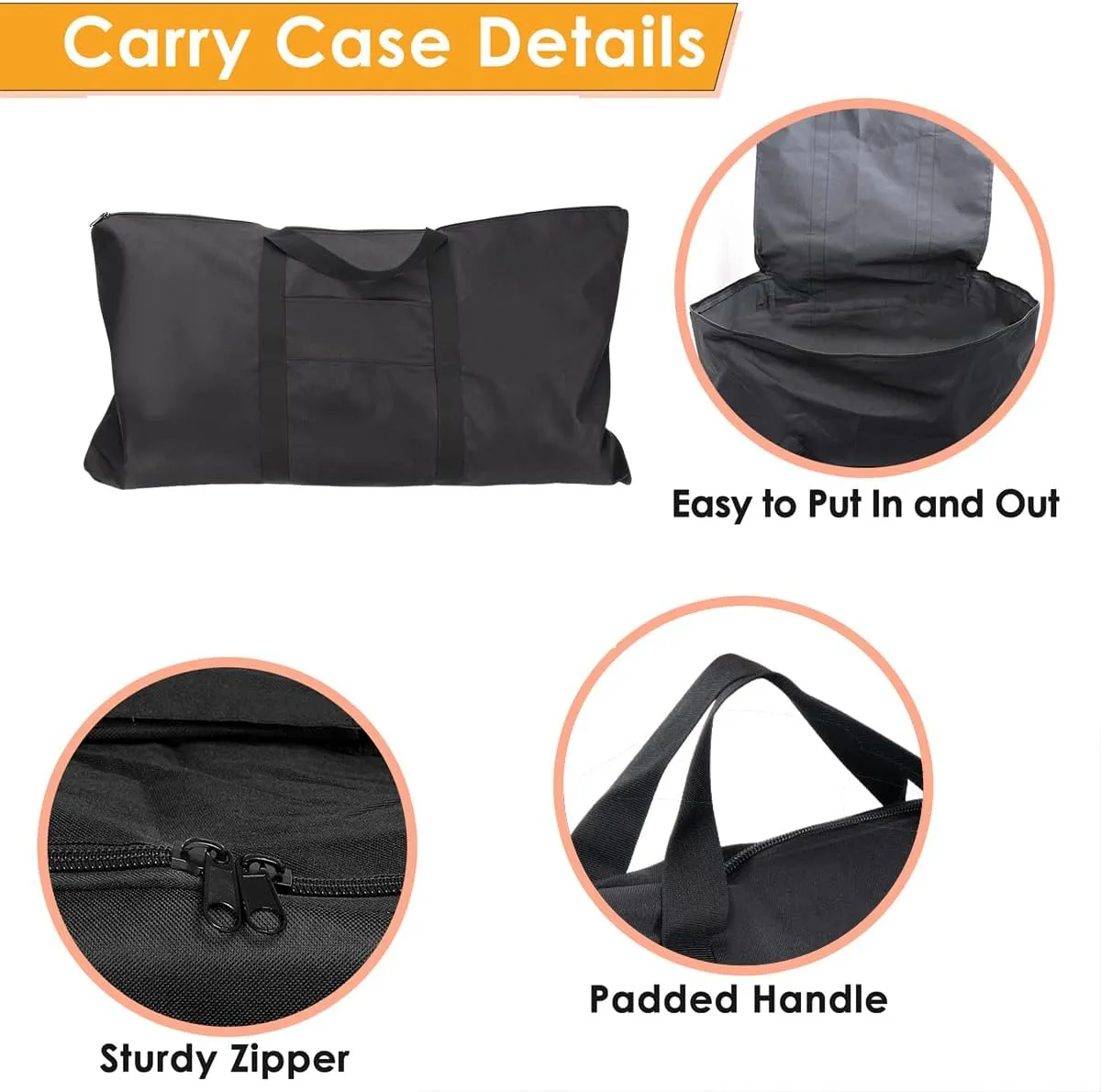 Griddle Carry Bag for Camp Chef 3 Burner Stove Grills, Camping Bag for Camp Chef SG100, SG60, FG32 16" x 38" Griddle, Carry Case for Outdoor, BBQ Accessories