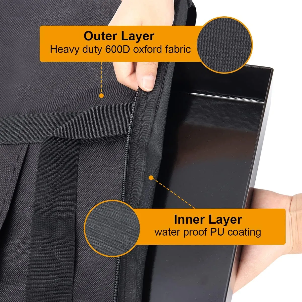 Griddle Carry Bag for Camp Chef 3 Burner Stove Grills, Camping Bag for Camp Chef SG100, SG60, FG32 16" x 38" Griddle, Carry Case for Outdoor, BBQ Accessories