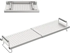 Griddle Warming Rack for Blackstone 17 22 28 36 Inch Griddle, Adjustable Grill Warming Rack for Weber Blackstone Charbroil and Most Tabletop Flat Top Griddle Accessories