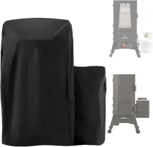 Grill Cover for Masterbuilt 40inch Propane Gas and Pellet BBQ Smoker with Propane Tank, for MB20051316 MB20250118 MB21250118 MB21051416 20051316 20051416, Waterproof Outdoor BBQ Accessories