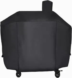 Grill Cover for Pit Boss Platinum Laredo 1000 Wood Pellet Smoker Grill, 600D Heavy Duty Waterpoorf Outdoor Fade Resistant BBQ Grill Cover for Pit Boss, Outdorr BBQ Accessory