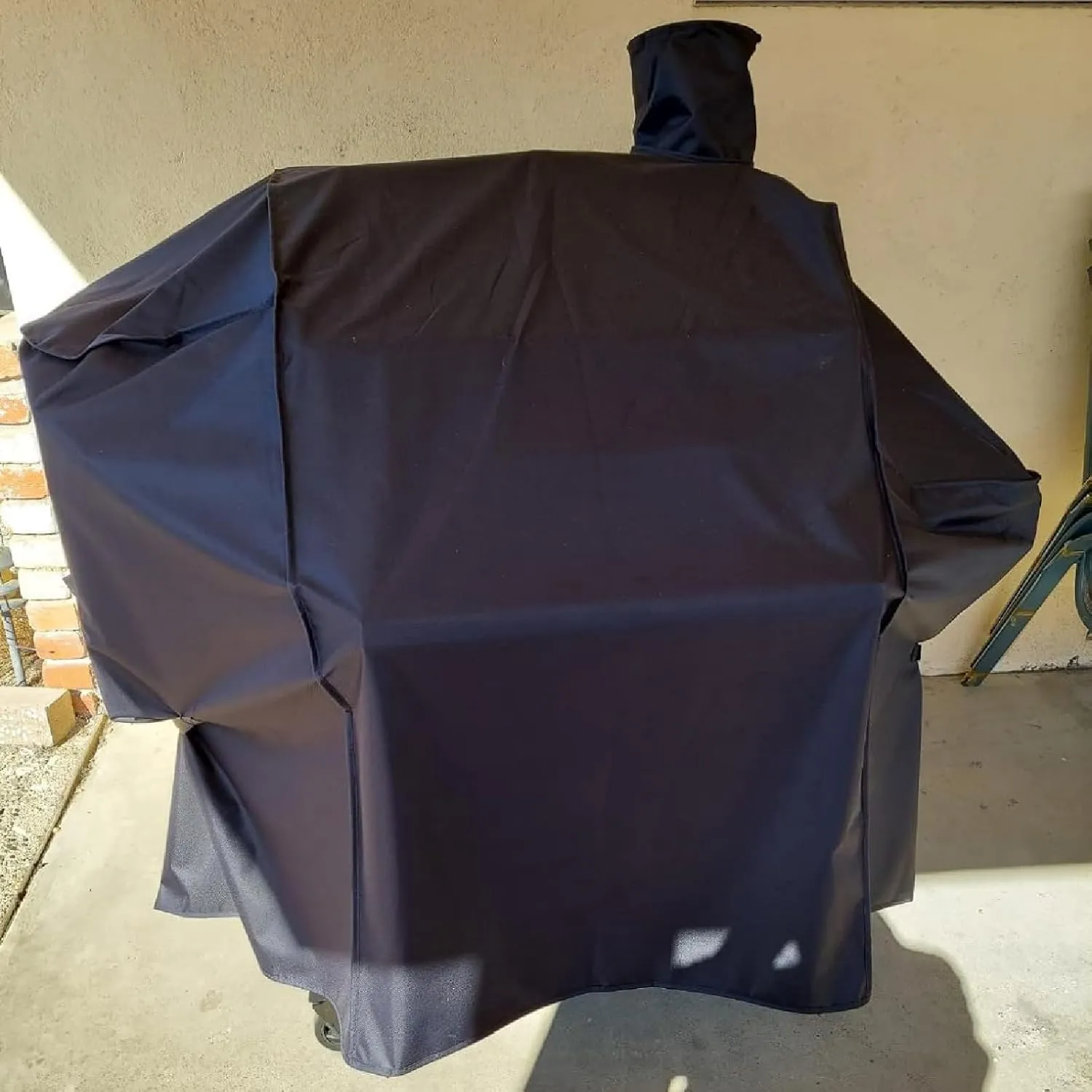 Grill Cover for Pit Boss Platinum Laredo 1000 Wood Pellet Smoker Grill, 600D Heavy Duty Waterpoorf Outdoor Fade Resistant BBQ Grill Cover for Pit Boss, Outdorr BBQ Accessory