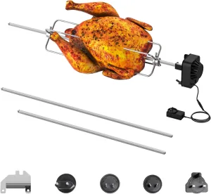 Grill Gravity Rotisserie Kits for Masterbuilt Gravity MB20091220 Grill Rotisserie Accessories, BBQ Gravity Rotisserie for Masterbuilt Gravity Series 560 1050 800 Smoker Rotisserie Kits