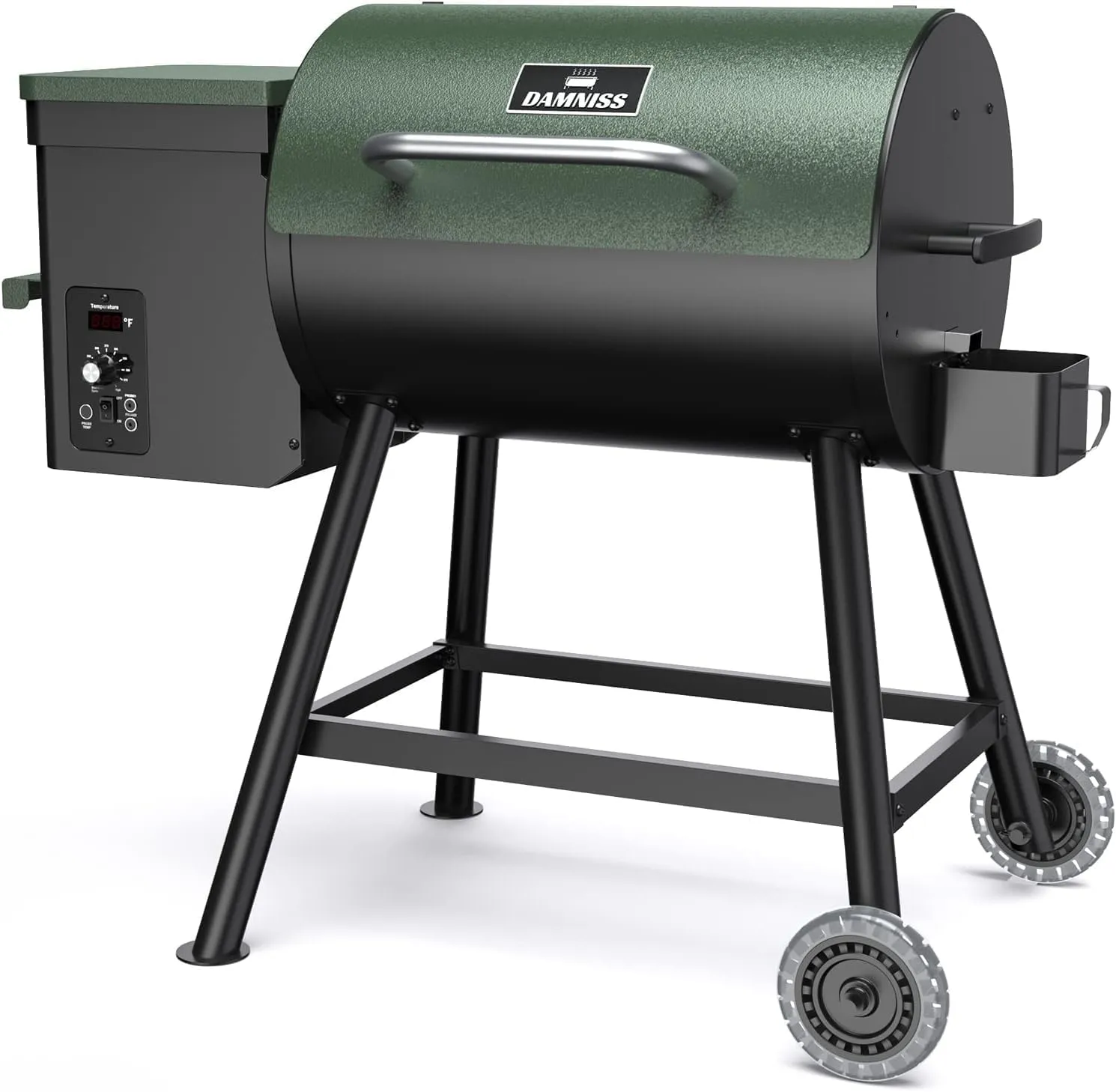 Grills DAPG-03 Electric Wood Pellet Smoker Grill, 456 SQ.IN Cook Area Pellet Grill with Auto Feed & PID Temperature Control (180-450°F), 8 in 1 BBQ Grill for Backyard Outdoor