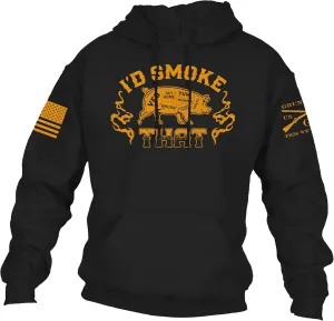 Grunt Style I'd Smoke That Men's Pullover Hoodie