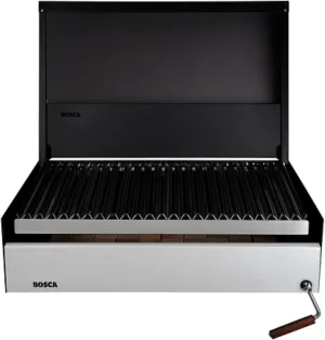 GW STORE - Block 750 30 Inch Built-In Charcoal Grill | Barbecue Grill Perfect To Adapt To Spaces | Elegant Design, A  Stainless Steel Front, Refractory Brick Base