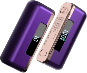 Hand Warmers Rechargeable -10000mAh Magnetic Electric Hand Warmer 2 Pack, 4 Levels Heat Up to 131℉ with LED Display, Portable Reusable Pocket Heater for Raynauds, Golf, Camping, Men, Women