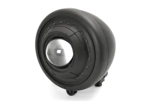 HARLEY 5-1/2 inch Fish Eye Headlamp Black fits 0-  Custom, application