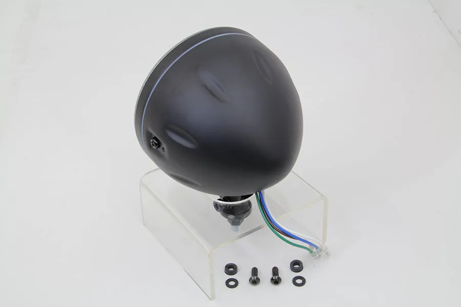 HARLEY 5-3/4 inch H4 Headlamp Unit Black fits 0-  All, Models