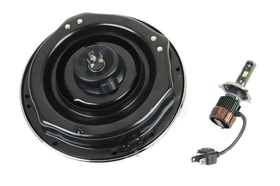 HARLEY 7 inch LED/H-4 Headlamp Unit fits 1960-1984 FL,   1995-2003 FLHR,