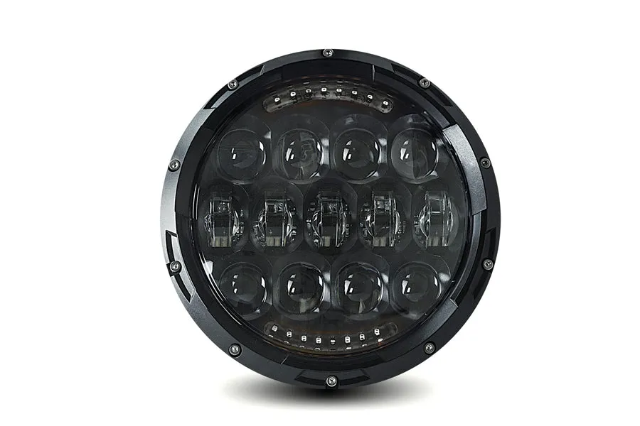 HARLEY Cyron Urban 7 inch LED Headlamp Unit Black fits 1984-UP FLT,   1986-2013 FLST,