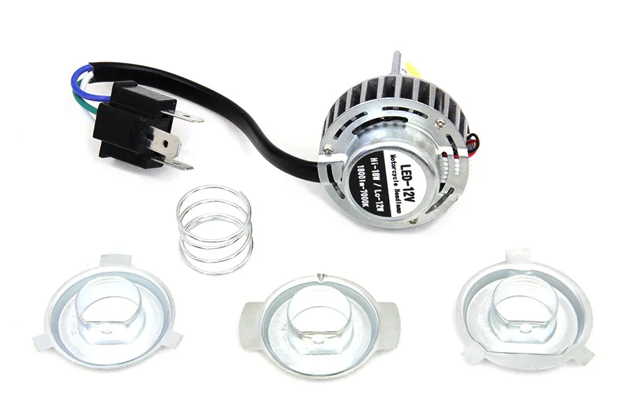 HARLEY White LED H4 Replacement Bulb Kit fits 0-  Custom, Application