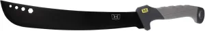 Hawk Machete Hunting Knife with Protective Sheath | Durable Corrosion-Resistant Stainless Steel Full-Tang Hatchet-Head 14.98" Fixed Blade Knife