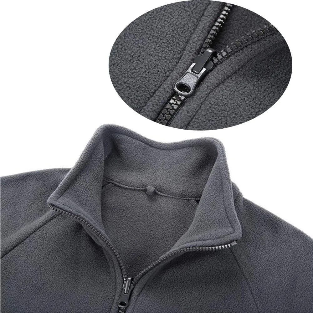 Heated Fleece Jacket, USB Electric Fleece Heating Warming Jacket for Men & Women (No Battery)
