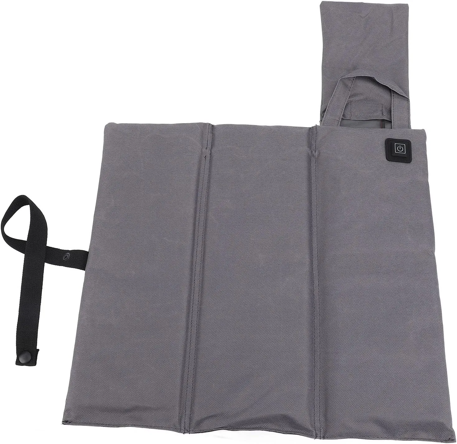 Heated Seat Cushion Portable Comfortable Folded Seat Pad for Indoor Outdoor Use (Grey)