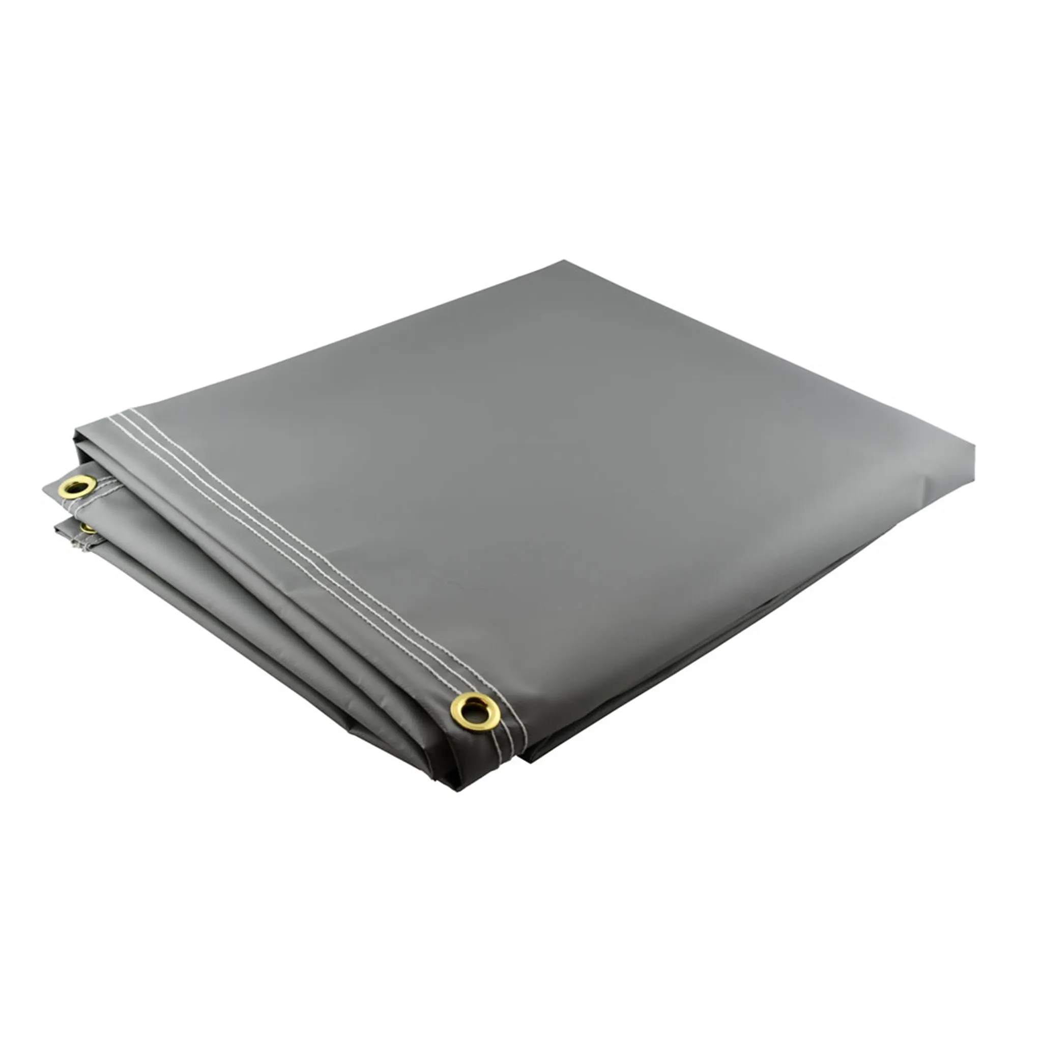 Heavy Duty Gray Vinyl Tarps - 18 oz